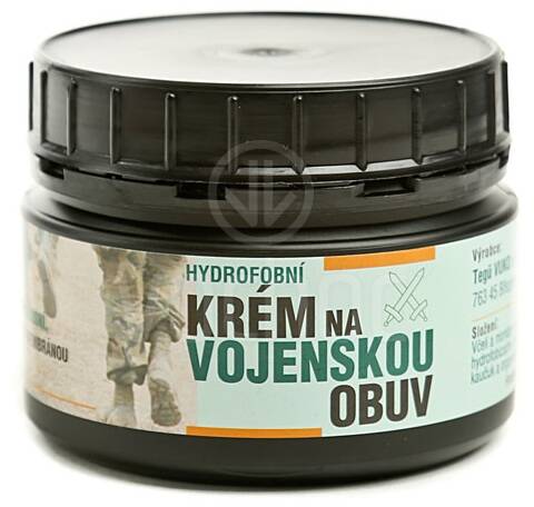 Hydrofóbní krém na vojenskou obuv, bezbarvý