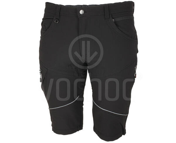 Oudoorové strečové kraťasy Bennon FOBOS SHORTS BLACK, černé