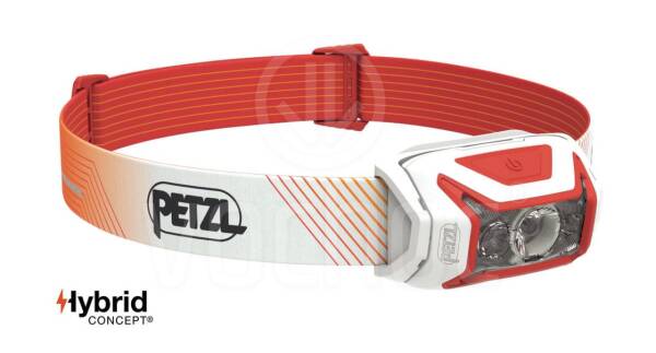 Dobíjecí čelová svítilna Petzl ACTIK CORE 2022, červená