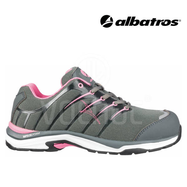 Dámská bezpečnostní polobotka ALBATROS Twist Pink WNS Low S1P ESD