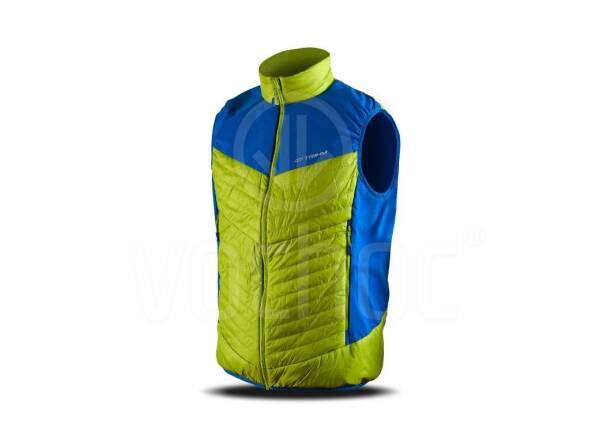 Lehká vesta Trimm ZEN VEST, lime green/jeans blue