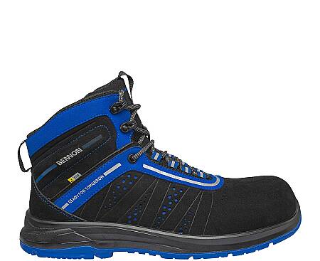 Bezpečnostní kotníková obuv Bennon TRON S1PS ESD NM BLUE HIGH