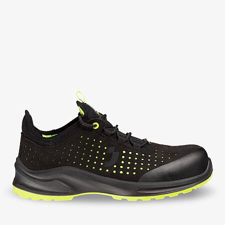 Bezpečnostní polobotka SAFETY JOGGER MODULO S1PS LOW PERF ESD non-metall, černá/zelená